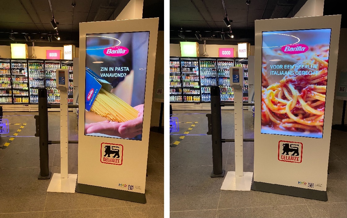 Barilla opte pour le DOOH de MMD avec OMD